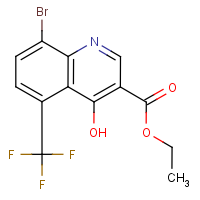 CAS:1065094-17-8 | PC110085 | Ethyl 8-bromo-4-hydroxy-5-(trifluoromethyl)quinoline-3-carboxylate
