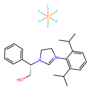 CAS: 2248771-39-1 | PC110798 | (S)-3-(2,6-Diisopropylphenyl)-1-(2-hydroxy-1-phenylethyl)-4,5-dihydro-1H-imidazol-3-ium hexafluorophosphate(V)