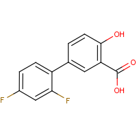 CAS:22494-42-4 | PC11123 | 2',4'-Difluoro-4-hydroxy[1,1'-biphenyl]-3-carboxylic acid