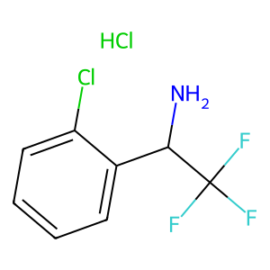 CAS: 2490705-16-1 | PC111334 | 1-(2-Chlorophenyl)-2,2,2-trifluoroethan-1-amine hydrochloride