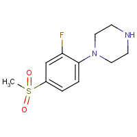 CAS:845616-10-6 | PC11194 | 1-[2-Fluoro-4-(methylsulphonyl)phenyl]piperazine