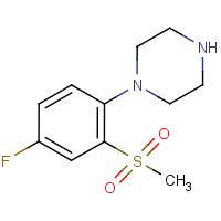 CAS:849938-78-9 | PC11195 | 1-[4-Fluoro-2-(methylsulphonyl)phenyl]piperazine