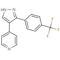 CAS:396129-66-1 | PC11197 | 4-{3-[4-(Trifluoromethyl)phenyl]-1H-pyrazol-4-yl}pyridine