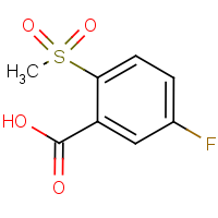 CAS: 773873-55-5 | PC11199 | 5-Fluoro-2-(methylsulphonyl)benzoic acid