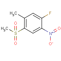 CAS:849035-74-1 | PC11208 | 1-Fluoro-5-methyl-4-(methylsulphonyl)-2-nitrobenzene