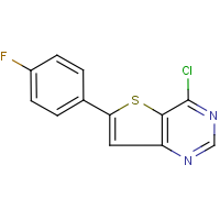 CAS:681260-56-0 | PC11265 | 4-Chloro-6-(4-fluorophenyl)thieno[3,2-d]pyrimidine