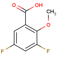 CAS:886498-75-5 | PC1134 | 3,5-Difluoro-2-methoxybenzoic acid