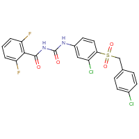 CAS:685114-18-5 | PC1147 | N-{3-Chloro-4-[(4-chlorobenzyl)sulphonyl]phenyl}-N'-(2,6-difluorobenzoyl)urea