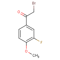 CAS: 350-27-6 | PC1155 | 3-Fluoro-4-methoxyphenacyl bromide