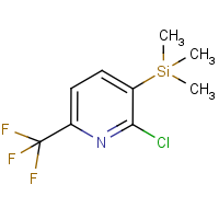 CAS: 205444-18-4 | PC1182 | 2-Chloro-6-(trifluoromethyl)-3-(trimethylsilyl)pyridine