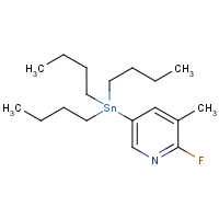 CAS:405556-98-1 | PC1187 | 2-Fluoro-3-methyl-5-(tributylstannyl)pyridine