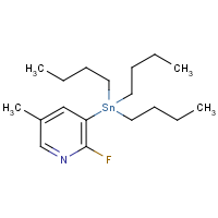 CAS: 1025745-87-2 | PC1188 | 2-Fluoro-5-methyl-3-(tributylstannyl)pyridine
