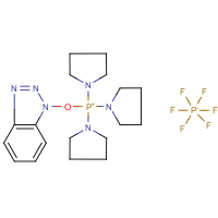 CAS:128625-52-5 | PC1208 | [(1H-Benzotriazol-1-yl)oxy][tri(pyrrolidin-1-yl)]phosphonium hexafluorophosphate