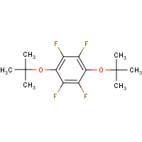 CAS: 121088-09-3 | PC1225M | 1,4-Bis(tert-butoxy)tetrafluorobenzene