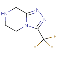 CAS: 486460-21-3 | PC1232 | 5,6,7,8-Tetrahydro-3-(trifluoromethyl)[1,2,4]triazolo[4,3-a]pyrazine