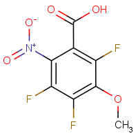 CAS:149707-41-5 | PC1335 | 2,4,5-Trifluoro-3-methoxy-6-nitrobenzoic acid