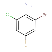 CAS: 201849-14-1 | PC1366 | 2-Bromo-6-chloro-4-fluoroaniline
