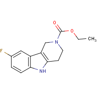 CAS:58038-66-7 | PC1445 | Ethyl 8-fluoro-1,3,4,5-tetrahydro-2H-pyrido[4,3-b]indole-2-carboxylate