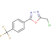 CAS:753479-67-3 | PC1448 | 2-(Chloromethyl)-5-[4-(trifluoromethyl)phenyl]-1,3,4-oxadiazole