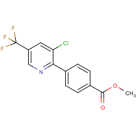 CAS:885949-65-5 | PC1459 | Methyl 4-[3-chloro-5-(trifluoromethyl)-2-pyridinyl]benzenecarboxylate
