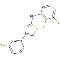 CAS: 887267-09-6 | PC1466 | 2-(2,3-Difluorophenyl)amino-4-(3-fluorophenyl)thiazole