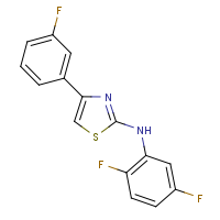 CAS: 887267-10-9 | PC1467 | 2-(2,5-Difluorophenyl)amino-4-(3-fluorophenyl)thiazole