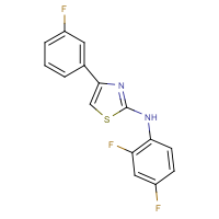 CAS: 887267-11-0 | PC1468 | 2-(2,4-Difluorophenyl)amino-4-(3-fluorophenyl)thiazole