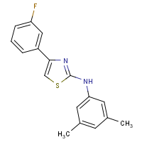 CAS:887267-13-2 | PC1470 | 2-(3,5-Dimethylphenyl)amino-4-(3-fluorophenyl)thiazole