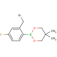 CAS:673456-16-1 | PC1676 | 2-(Bromomethyl)-4-fluorobenzeneboronic acid, neopentyl glycol ester