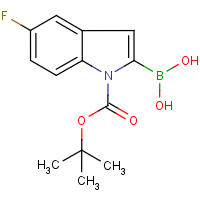 CAS:352359-23-0 | PC1682 | 5-Fluoro-1H-indole-2-boronic acid, N-BOC protected