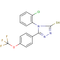 CAS: 263707-21-7 | PC1793 | 4-(2-Chlorophenyl)-5-[4-(trifluoromethoxy)phenyl]-4H-1,2,4-triazole-3-thiol