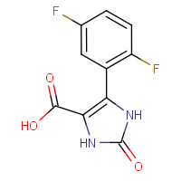 CAS:887267-57-4 | PC1862 | 5-(2,5-difluorophenyl)-2-oxo-2,3-dihydro-1H-imidazole-4-carboxylic acid