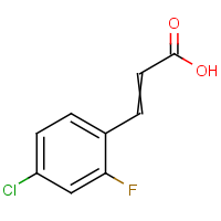 CAS: 202982-65-8 | PC1864R | 4-Chloro-2-fluorocinnamic acid