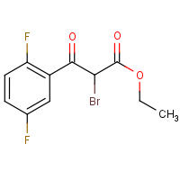 CAS: 887267-60-9 | PC1872 | Ethyl 2-bromo-3-(2,5-difluorophenyl)-3-oxopropanoate