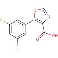 CAS:887267-63-2 | PC1879 | 5-(3,5-Difluorophenyl)-1,3-oxazole-4-carboxylic acid