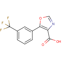 CAS: 253315-30-9 | PC1881 | 5-[3-(Trifluoromethyl)phenyl]-1,3-oxazole-4-carboxylic acid