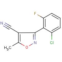 CAS:175204-41-8 | PC1886N | 3-(2-Chloro-6-fluorophenyl)-5-methylisoxazole-4-carbonitrile
