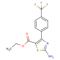CAS:887267-75-6 | PC1904 | Ethyl 2-amino-4-[4-(trifluoromethyl)phenyl]-1,3-thiazole-5-carboxylate