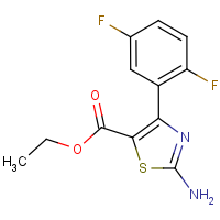 CAS:887267-76-7 | PC1905 | Ethyl 2-amino-4-(2,5-difluorophenyl)-1,3-thiazole-5-carboxylate