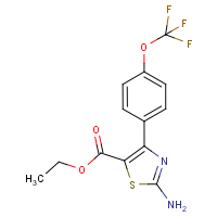 CAS:887267-77-8 | PC1906 | Ethyl 2-amino-4-[4-(trifluoromethoxy)phenyl]-1,3-thiazole-5-carboxylate