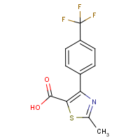CAS:905807-83-2 | PC1908 | 2-Methyl-4-[4-(trifluoromethyl)phenyl]-1,3-thiazole-5-carboxylic acid