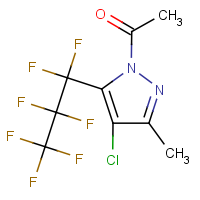 CAS: 1017793-51-9 | PC1949 | 1-Acetyl-4-chloro-5-(heptafluoropropyl)-3-methyl-1H-pyrazole