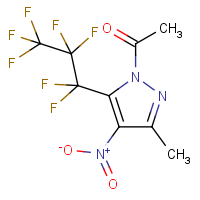 CAS: 1017793-84-8 | PC1958 | 1-Acetyl-5-(heptafluoropropyl)-3-methyl-4-nitro-1H-pyrazole