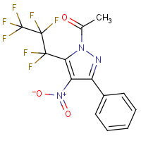 CAS:1017793-86-0 | PC1962 | 1-Acetyl-5-(heptafluoropropyl)-4-nitro-3-phenyl-1H-pyrazole