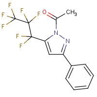 CAS: 1017793-58-6 | PC1963 | 1-Acetyl-5-(heptafluoropropyl)-3-phenyl-1H-pyrazole