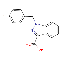 CAS:50264-63-6 | PC200018 | 1-[(4-Fluorophenyl)methyl]-1H-indazole-3-carboxylic acid