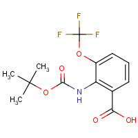 CAS:561304-40-3 | PC200042 | 2-{[(tert-Butoxy)carbonyl]amino}-3-(trifluoromethoxy)benzoic acid