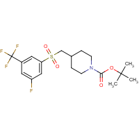CAS:1245784-24-0 | PC200046 | tert-Butyl 4-{[3-fluoro-5-(trifluoromethyl)benzenesulfonyl]methyl}piperidine-1-carboxylate