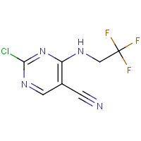 CAS:389606-51-3 | PC200057 | 2-Chloro-4-[(2,2,2-trifluoroethyl)amino]pyrimidine-5-carbonitrile