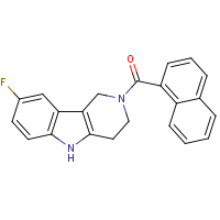CAS: | PC200066 | 8-Fluoro-2-[(naphthalen-1-yl)carbonyl]-1H,2H,3H,4H,5H-pyrido[4,3-b]indole